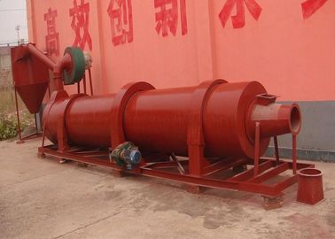 China High Effective Large Capacity Rotary Drum Dryer With Cylindrical Rotating Body supplier