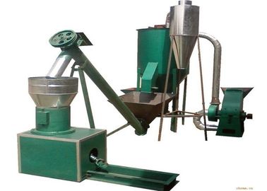 China Energy Saving Wood Pellet Production Line With Wood Crusher , Dryer , Conveyor supplier