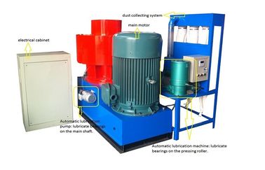 China Ring Die Wood Pellet Mill Automatic Lubrication Dust Collecting System 55KW supplier