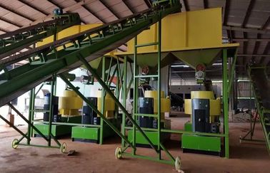 China Cow dung fertilizer pellets production line with 1-5T/H capacity supplier