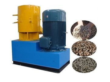China 45KW Small Biomass Flat Die Wood Pellet Machines With CE Certification supplier