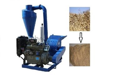 China Industrial Wood Hammer Mill With Diesel Engine / Electric Motor supplier