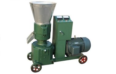 China 15kw Automatic lubricating Homemade Wood Pellet Machine For Rice Husk , Wheat Stalk supplier