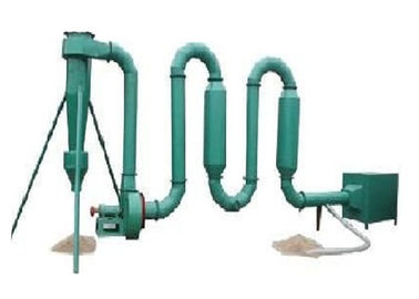 China Reliable Small Pipe Hot Air Flow Dryer For Rice Hull , Wood Sawdust supplier