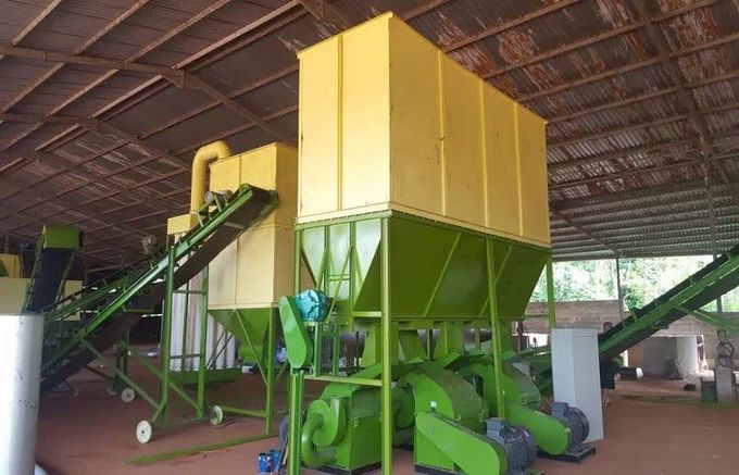 Beech Wood Sawdust Complete Line Wood Pellet Making Machine With 3T/H Capacity